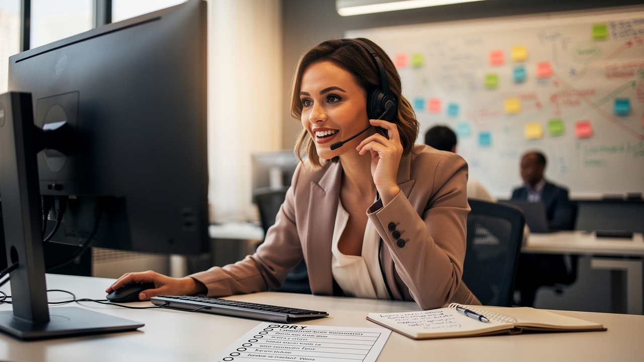 SDR applying BANT qualification framework during cold call