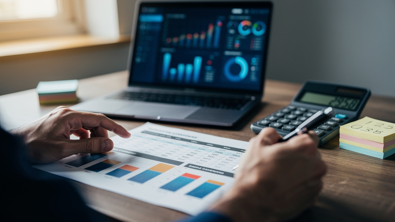 Analyst comparing cost speed and control factors