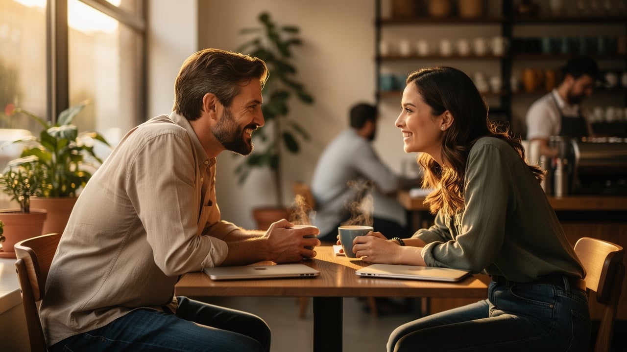 Founder having a direct conversation with a customer
