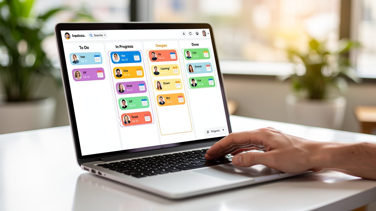 Team tracking action items and deadlines digitally
